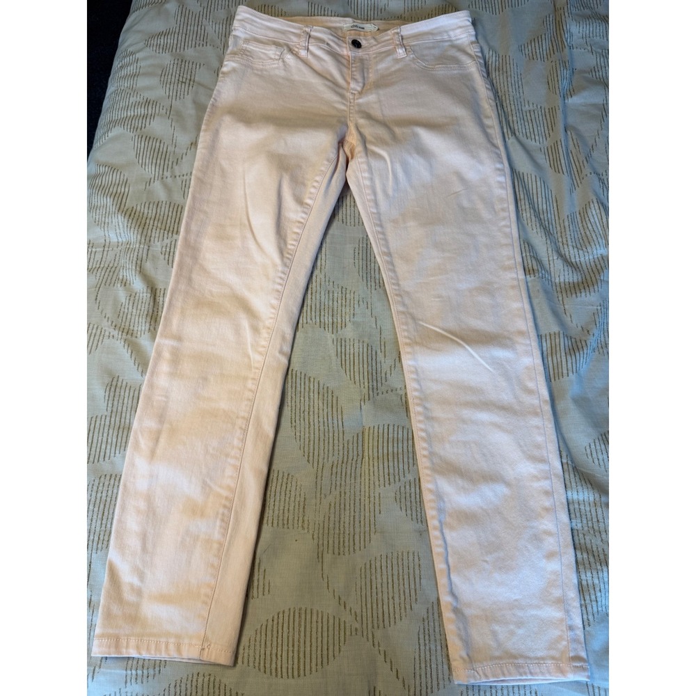 Cello Jeans Womens Size 11 Pastel Pink Straight Leg Denim AB14366 Mid Rise